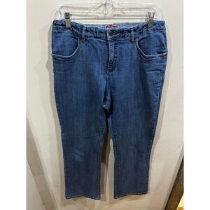 Smith's Jeans Women's Size 12 Blue High Rise Bootcut Denim Western Rodeo Boho